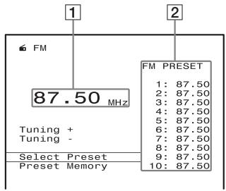 SONY STR-DH740 - Écran FM/AM - 1