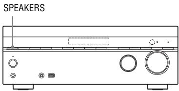 SONY STR-DH740 - Pour régler l'enceinte avant - 1