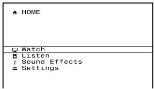 SONY STR-DH740 - Appuyez sur AMP, puis appuyez sur HOME. - 1