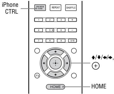 SONY STR-DH740 - Sélection du mode de commande iPod/iPhone - 1