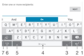 SONY XZ DS BLEU4275730 - Clavier virtue - 1