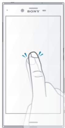 SONY XZ DS BLEU4275730 - Utiliser l'écran tactile - 1
