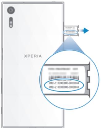 SONY XZ DS BLEU4275730 - Trouver le numéro d'identification de votre apparéil - 2