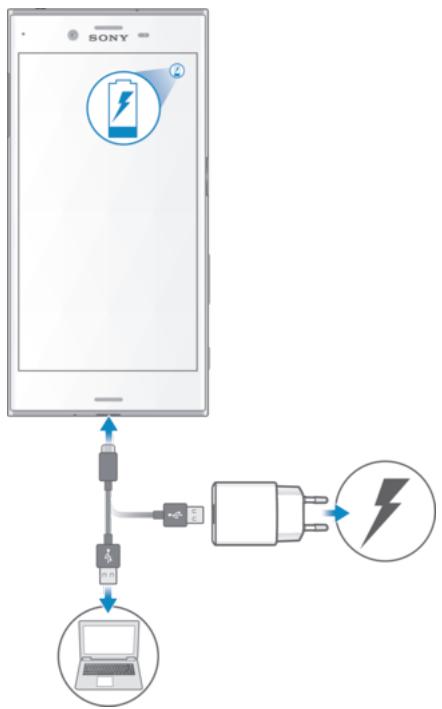 SONY XZ DS BLEU4275730 - Chargement de votre appareil - 1