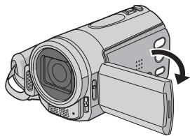 IVC GZ-MG530 - ③ Ouvrir l'écran LCD - 1