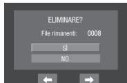 ELIMINARE? File rimanenti: 0008 SI NO