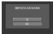 IMPOSTA DATA/ORA! SI NO