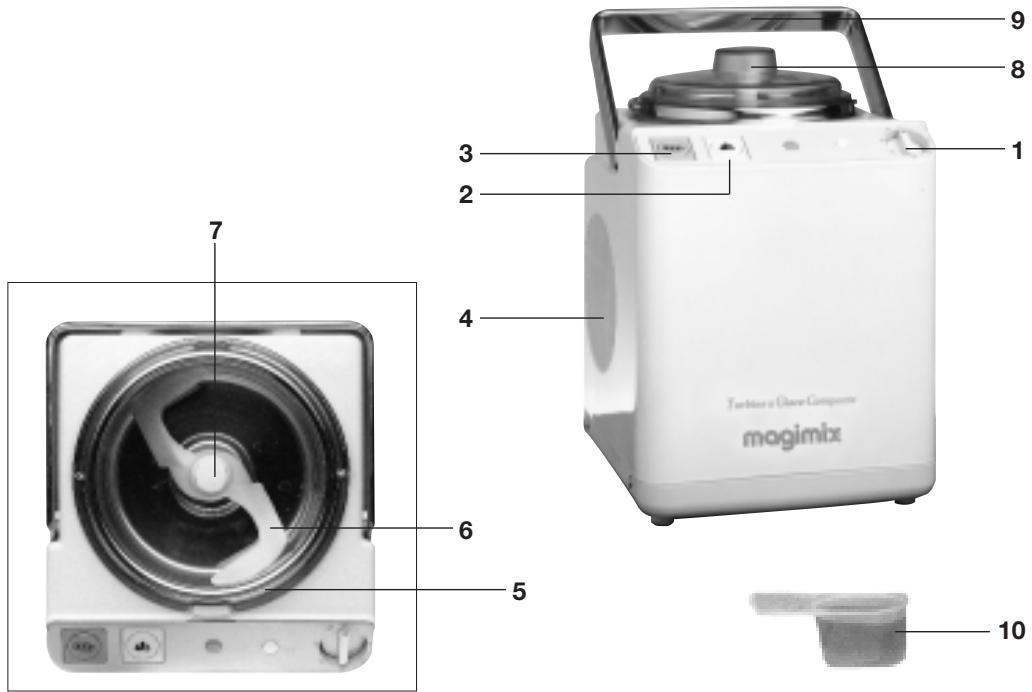 MAGIMIX 1157 TURBINE - Turbine à Glace Compacte - 1