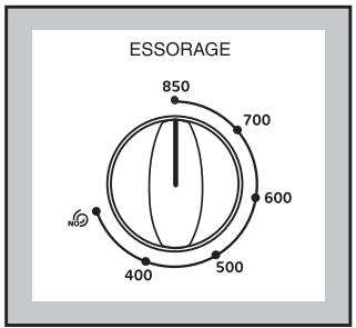 FAURE LFV860 - Sélectionnez la vitesse d'essorage ou l'option - 1