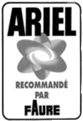 ARIEL RECOMMANDÉ PAR FAURE