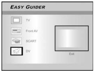 LITE-ON LVW-5026 GHC - Utilisez le Menu "Guide Facile" (Easy Guider) pour Enregistrer le Signal DV - 4