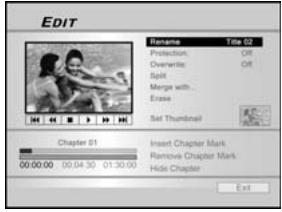 LITE-ON LVW-5026 GHC - Nommer un Titre (Disque Dur et DVD) - 1