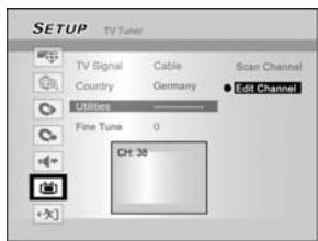 LITE-ON LVW-5026 GHC - Editor les Chânes TV Manuellement - 1