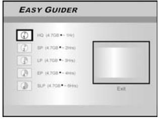 LITE-ON LVW-5026 GHC - Utilisez le Menu "Guide Facile" (Easy Guider) pour Enregistrer le Signal DV - 5