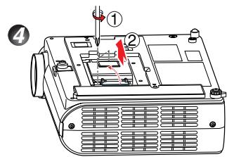 TOSHIBA TDP-S35 - Retirez la lampe. - 1