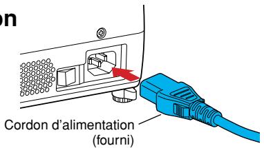 n Cordon d'alimentation (fourni)