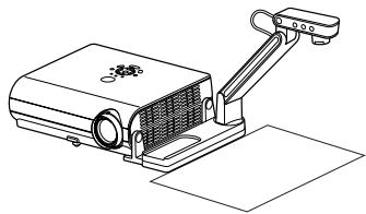 TOSHIBA TDP-S35 - Placez un morceau de papier blanc et réglez-le pour qu'il remplisse l'écran. - 1
