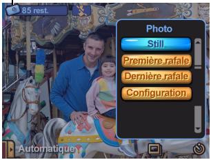 KODAK EasyShare-One Zoom - Utilisation du mode rafale - 1