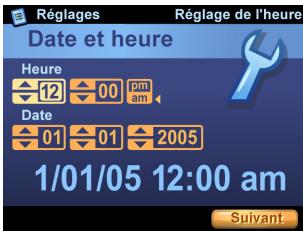 KODAK EasyShare-One Zoom - Réglage de la date et de l'heure - 1