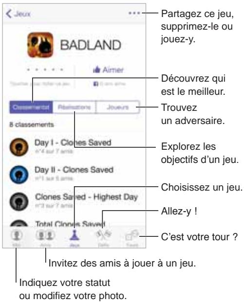 APPLE IPH6 GOLD 1286B - Game Center en un coup d'œil - 1