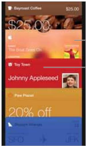 APPLE IPH6 GOLD 1286B - Passbook en un coup d'œil - 1