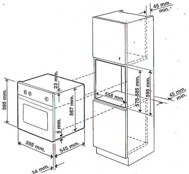 ARISTON FT 95 VC1.AN - Installation des jours à encastrer - 2
