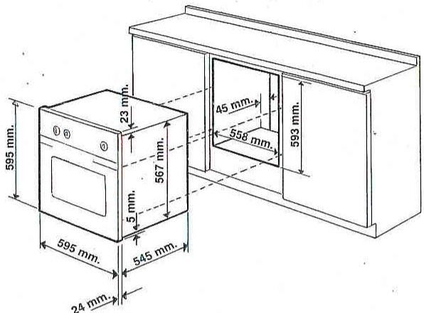 ARISTON FT 95 VC1.AN - Installation des jours à encastrer - 1