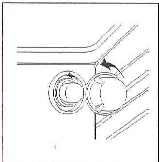 ARISTON FT 95 VC1.AN - Remplacement de la lampe à l'intérieur de l'enceinte du four - 1