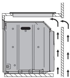 DARRYSMEG PM6912WLDR - Sur le compartment d'encastrement du four - 2