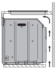 DARRYSMEG PM6912WLDR - Sur le compartment d'encastrement du four - 1
