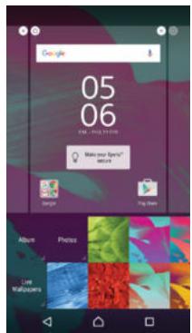 SONY XPERIA XA 160G0 - Arrière-plan et thèmes - 1