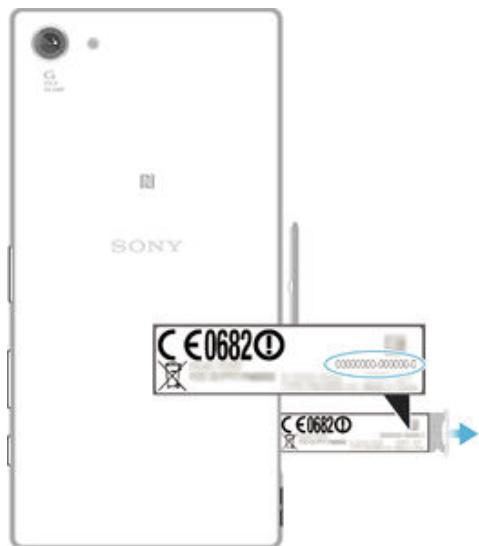 SONY XPERIA XA 160G0 - Trouver le numéro d'identification de votre apparéil - 1