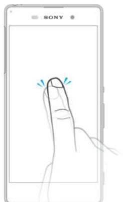SONY XPERIA XA 160G0 - Utiliser l'écran tactile - 1