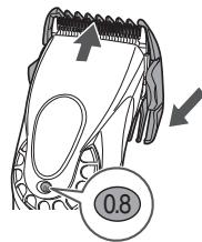 PANASONIC DGP82 - Démontage et mise en place de l'accessoire peigne - 1