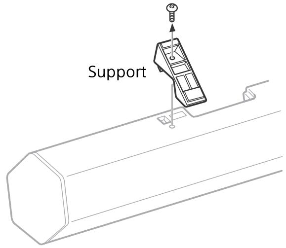 SONY HT-CT260H - Retrait des supports - 1