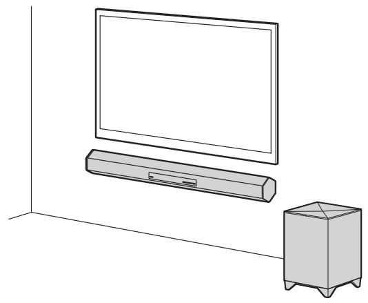 SONY HT-CT260H - Installation de la barre de son - 2