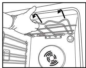 WHIRLPOOL AKZM745IXL - DéPLACEMENT DE LA RÉSISTANCE SUPérieURE (UNIQUEMENT SUR CERTAINS MODELES) - 2