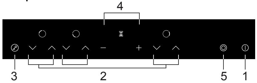 PROLINE VH334T - Control panel - 1