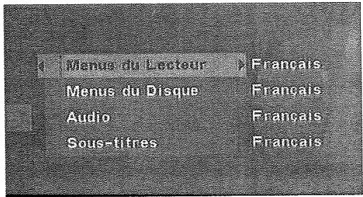 THOMSON DTH233 - Les menus de langues - 3