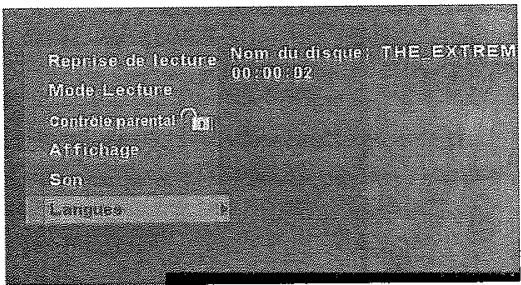 THOMSON DTH233 - Les menus de langues - 2