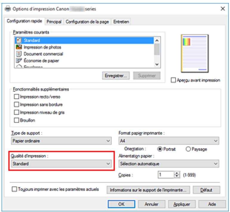 CANON TS6250 - Configuration d'impression élémentaire - 2