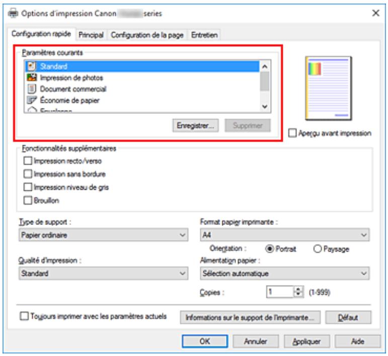 CANON TS6250 - Configuration d'impression élémentaire - 1