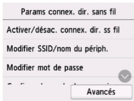 CANON TS6250 - Sélectionnez un paramètre. - 1