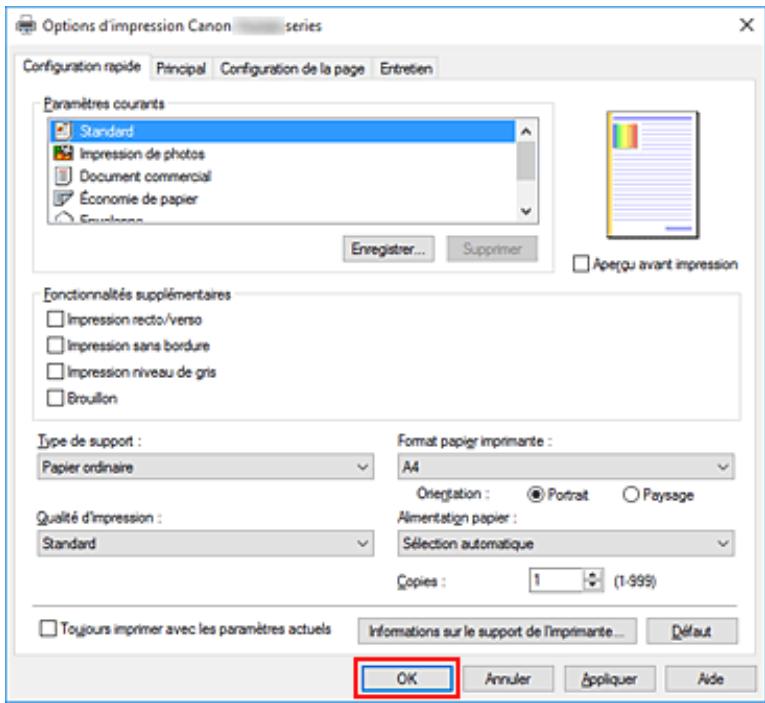 CANON TS6250 - Cliquez sur OK. - 1