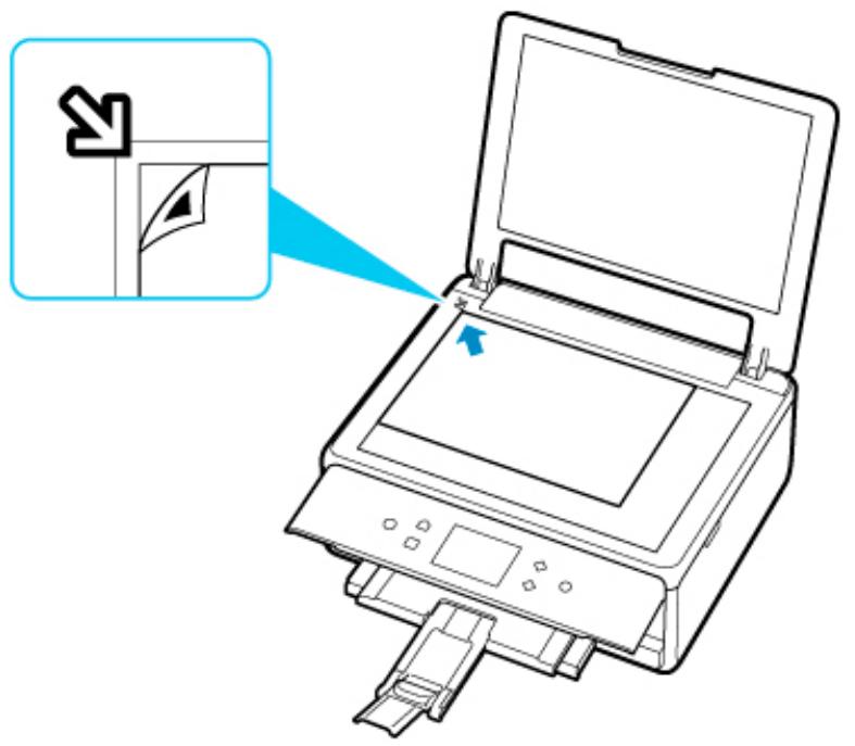 CANON TS6250 - Vérifiez le message et placez la feuille d'alignement de la tête d'impression sur la vitre d'exposition. - 1