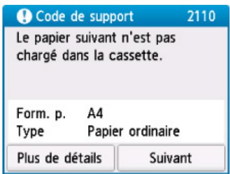 CANON TS6250 - Remarque - 1