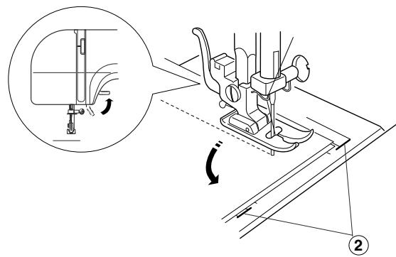 JANOME MELODY 41 - Changer la direction de la couture - 3