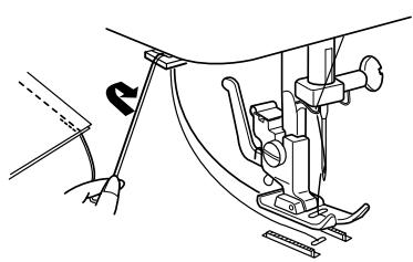 JANOME MELODY 41 - SECTION 3. COUTURE DE BASE Utilisation du point droit - 3