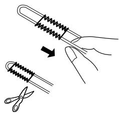 JANOME MELODY 41 - Les boutonnières gansées - 4