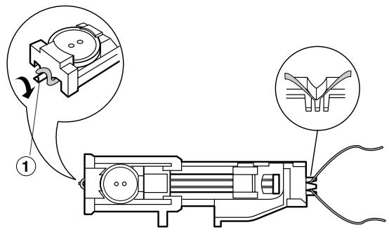 JANOME MELODY 41 - Les boutonnières gansées - 2